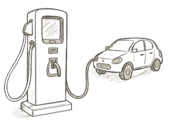 Electric vehicle charging stations
