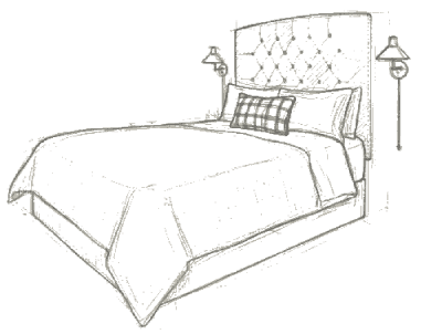 Bedroom sketch image