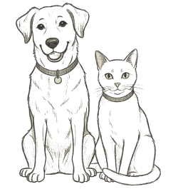 Dog and cat icon
