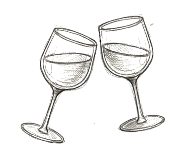 Glass of wine